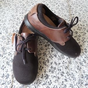 BIRKENSTOCK SHOES black/BROWN women NATURAL 7.5NWT